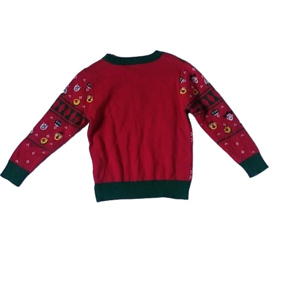 Disney Pixar Toy Story, Christmas REX Sweater, Size: 4T, Color: Multicolor - Picture 2 of 9